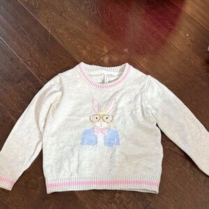 Janie and Jack bunny sweater 
2T
NWOT